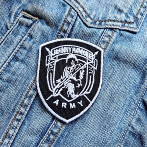 Johnny Ramone | American Guitarist | Founding Member Of The Punk Rock Band The Ramone | Embroidered Patch Badge Applique Iron on | Trendy | DIY | Decorative | Collectible