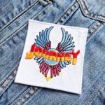 Journey | American Rock Band | Steve Perry | Rock Ballads | Embroidered Patch Badge Applique Iron on | Trendy | DIY | Decorative | Collectible