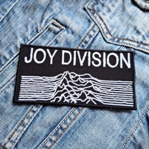 Joy Division Unknown Pleasures Embroidered Patch – Iron-On