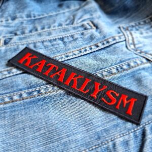 Kataklysm | Canadian Death Metal Band | Prevail | Extreme Metal | Embroidered Patch Badge Applique Iron on | Trendy | DIY | Decorative | Collectible