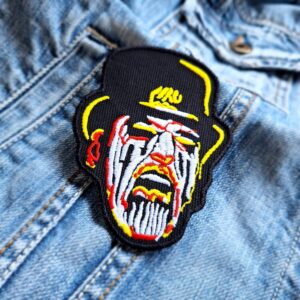 King Of Diamond | Danish Heavy Metal Band | Mercyful Fate | Corpse Paint | Occult Themes | Embroidered Patch Badge Applique Iron on | Trendy | DIY | Decorative | Collectible