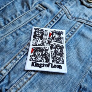 Kings Of Leon | American Rock Band | Caleb Followill | Southern Rock | Alternative Rock | Embroidered Patch Badge Applique Iron on | Trendy | DIY | Decorative | Collectible