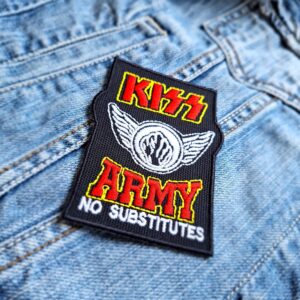 KISS | American Rock Band | Gene Simmons | Glam Rock | Rock And Roll | Embroidered Patch Badge Applique Iron on | Trendy | DIY | Decorative | Collectible