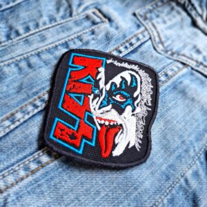 KISS | American Rock Band | Gene Simmons | Glam Rock | Rock And Roll | Embroidered Patch Badge Applique Iron on | Trendy | DIY | Decorative | Collectible