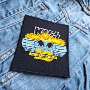 KISS | American Rock Band | Gene Simmons | Glam Rock | Rock And Roll | Embroidered Patch Badge Applique Iron on | Trendy | DIY | Decorative | Collectible