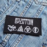 Led Zeppelin Symbols Logo Patch Iron-On