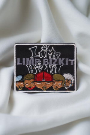 Limited Edition Limp Bizkit-Inspired Patch – Cartoon Band Embroidery (10cm x 7.8cm)