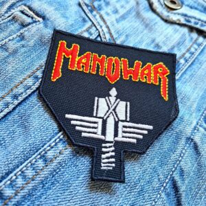 Manowar Shield Logo Patch Iron-On