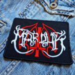 Marduk | Swedish Black Metal Band | Formed In 1990 | Embroidered Patch Badge Applique Iron on | Trendy | DIY | Decorative | Collectible
