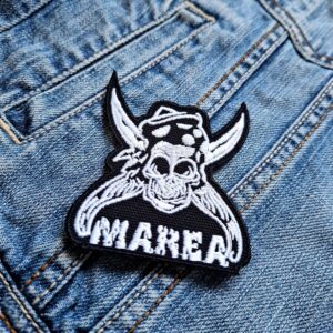 Marea | Spanish Rock Band | Kutxi Romero | Navarre Rock | Embroidered Patch Badge Applique Iron on | Trendy | DIY | Decorative | Collectible