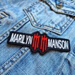 Marilyn Manson | American Singer | Songwriter | Actor | Industrial Rock | Shock Rock | Brian Hugh Warner | Embroidered Patch Badge Applique Iron on | Trendy | DIY | Decorative | Collectible