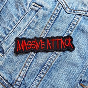Massive Attack | British Musical Group | Trip-hop | Bristol Sound | Embroidered Patch Badge Applique Iron on | Trendy | DIY | Decorative | Collectible