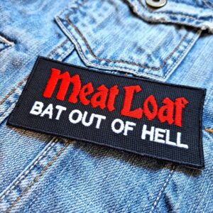 Meat Loaf | Rock Music | Bat Out Of Hell | Jim Steinman | Paradise By The Dashboard Light | Embroidered Patch Badge Applique Iron on | Trendy | DIY | Decorative | Collectible