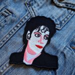 Michael Jackson | American Singer | Songwriter | King Of Pop | Thriller | Moonwalk | Neverland Ranch | Embroidered Patch Badge Applique Iron on | Trendy | DIY | Decorative | Collectible