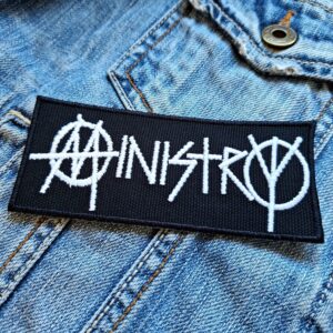 Ministry | American Industrial Metal Band | Political And Social Commentary | Embroidered Patch Badge Applique Iron on | Trendy | DIY | Decorative | Collectible