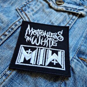 Motionless In White | American Metalcore Band | Another Life | Embroidered Patch Badge Applique Iron on | Trendy | DIY | Decorative | Collectible