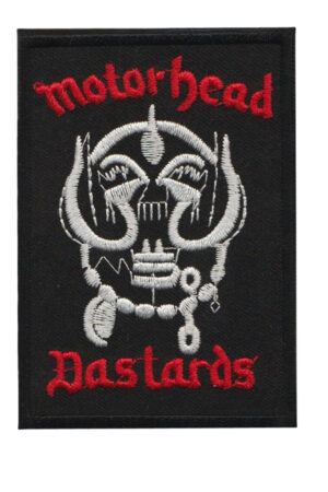 Motorhead Bastards | Embroidered Patch Badge Applique Iron on | Trendy | DIY | Decorative | Collectible