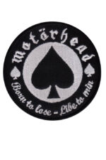 Motorhead | Born to lose Live to win | Embroidered Patch Badge Applique Iron on | Trendy | DIY | Decorative | Collectible