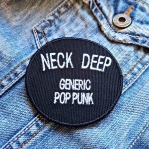 Neck Deep | Generic Pop Punk | Welsh Pop Punk | Lloyd Roberts | Embroidered Patch Badge Applique Iron on | Trendy | DIY | Decorative | Collectible