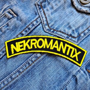 Nekromantix | Danish-American Psychobilly Band | Kim Nekroman | Embroidered Patch Badge Applique Iron on | Trendy | DIY | Decorative | Collectible