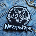 Nevermore | American Progressive Metal Band | Hip Hop | Embroidered Patch Badge Applique Iron on | Trendy | DIY | Decorative | Collectible