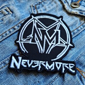 Nevermore | American Progressive Metal Band | Hip Hop | Embroidered Patch Badge Applique Iron on | Trendy | DIY | Decorative | Collectible
