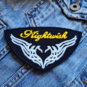 Nightwish | Finnish Symphonic Metal Band From Kitee | Roadrunner | Embroidered Patch Badge Applique Iron on | Trendy | DIY | Decorative | Collectible