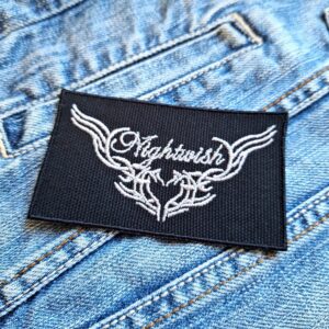 Nightwish | Finnish Symphonic Metal Band From Kitee | Roadrunner | Embroidered Patch Badge Applique Iron on | Trendy | DIY | Decorative | Collectible