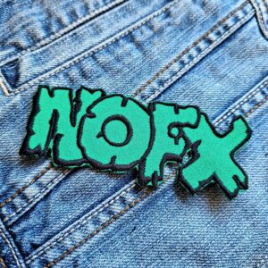 NOFX | American Punk Rock Band | Fat Mike | Melodic Hardcore | Embroidered Patch Badge Applique Iron on | Trendy | DIY | Decorative | Collectible