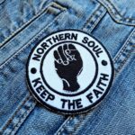 Northern Soul | Music/Dance Movement | Northern England and The Midlands | Embroidered Patch Badge Applique Iron on | Trendy | DIY | Decorative | Collectible