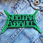 Nuclear Assault | American Thrash Metal Band | Combat Records | John Connelly | Embroidered Patch Badge Applique Iron on | Trendy | DIY | Decorative | Collectible