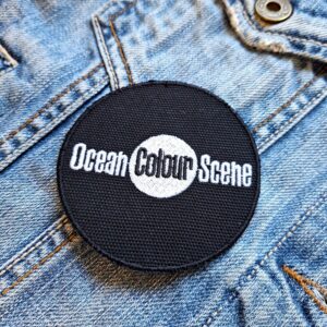 Ocean Colour Scene | English Rock Band | OCS | Embroidered Patch Badge Applique Iron on | Trendy | DIY | Decorative | Collectible