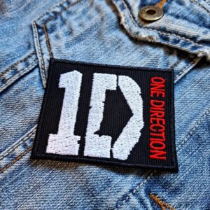 One Direction | English-Irish Pop Boy Band | Embroidered Patch Badge Applique Iron on | Trendy | DIY | Decorative | Collectible