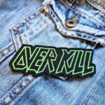 Overkill | American Thrash Metal Band | Feel The Fire | Embroidered Patch Badge Applique Iron on | Trendy | DIY | Decorative | Collectible