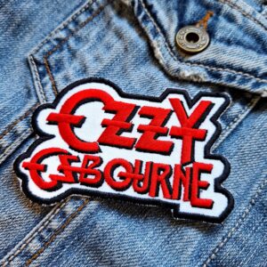 Ozzy Osbourne Red Logo Patch Iron-On