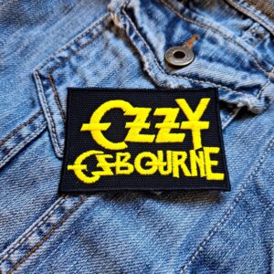 Ozzy Osbourne Yellow Logo Patch Iron-On