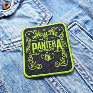 Pantera Official Live Patch Iron-On