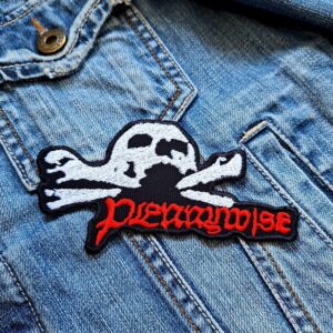 Pennywise | American Punk Rock Band | Pennywise the Dancing Clown | Embroidered Patch Badge Applique Iron on | Trendy | DIY | Decorative | Collectible