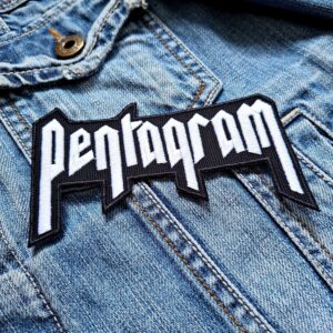 Pentagram | American Heavy Metal Band | Big Four Of Doom Metal | Embroidered Patch Badge Applique Iron on | Trendy | DIY | Decorative | Collectible