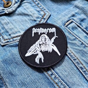 Pentagram | American Heavy Metal Band | Big Four Of Doom Metal | Embroidered Patch Badge Applique Iron on | Trendy | DIY | Decorative | Collectible