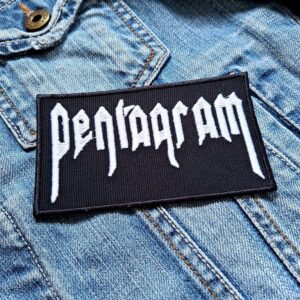 Pentagram | American Heavy Metal Band | Big Four Of Doom Metal | Embroidered Patch Badge Applique Iron on | Trendy | DIY | Decorative | Collectible