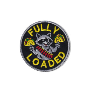Fully Loaded Raccoon Patch – 3" Embroidered Hook & Loop Morale Patch