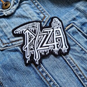 Pizza | American Comedy Rock Band | Macaulay Culkin | Embroidered Patch Badge Applique Iron on | Trendy | DIY | Decorative | Collectible