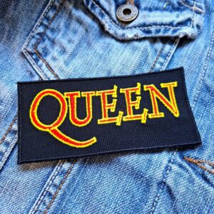 Queen Classic Logo Yellow & Red Patch – Iron-On