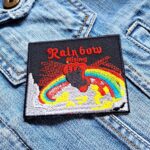 Rainbow | British-American Rock Band | Ritchie Blackmore | Embroidered Patch Badge Applique Iron on | Trendy | DIY | Decorative | Collectible