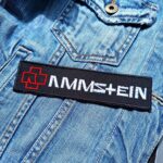 Rammstein Red Cross Band Logo Patch Iron-On