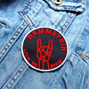 Rammstein Live to Rock Patch Iron-On