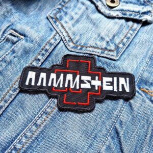Rammstein Red Cross Logo Patch Iron-On