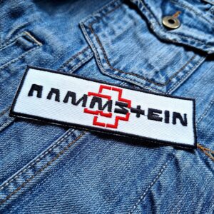 Rammstein Red Cross Logo Patch Iron-On