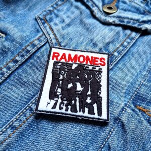 Ramones | American Punk Rock Band | Pop-punk | Embroidered Patch Badge Applique Iron on | Trendy | DIY | Decorative | Collectible